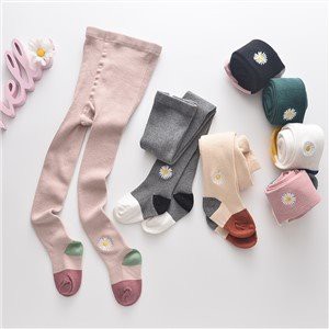 Детская Зимняя Детская Вышивка Колготки